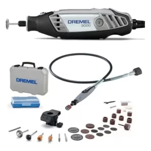 Minitorno Dremel 3000-2/30 130W Velocidad Variable + 10 Accesorios