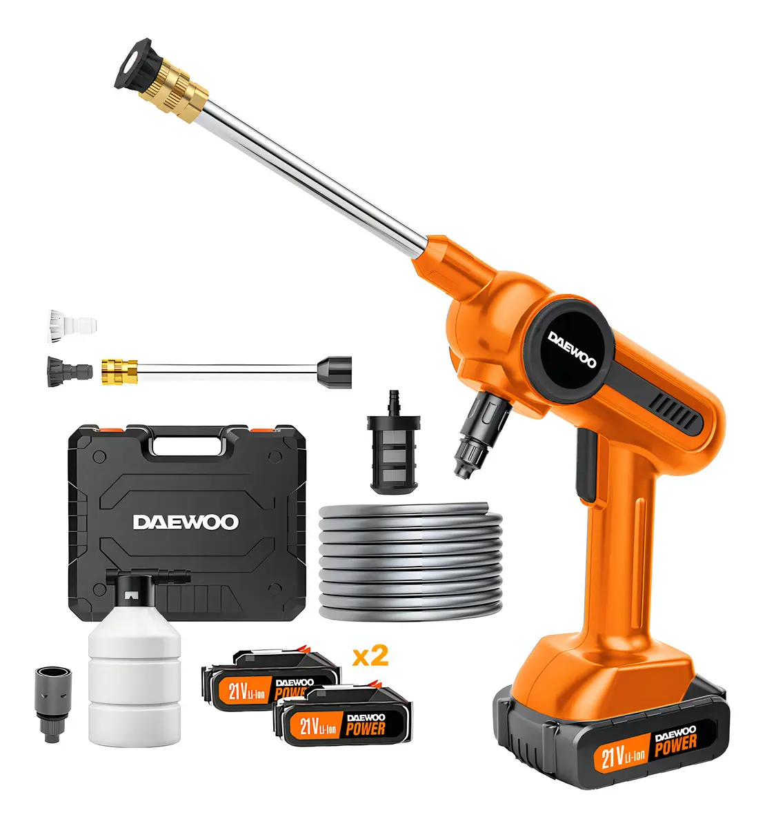 Hidrolavadora Inalámbrica Daewoo DAX65-LI 21V Portátil a Batería