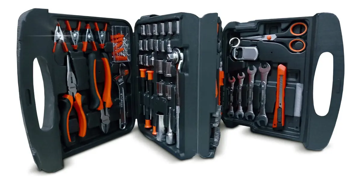 Set de Herramientas Daewoo DW189 189 Piezas Llaves, Tubos y Puntas + Maletín