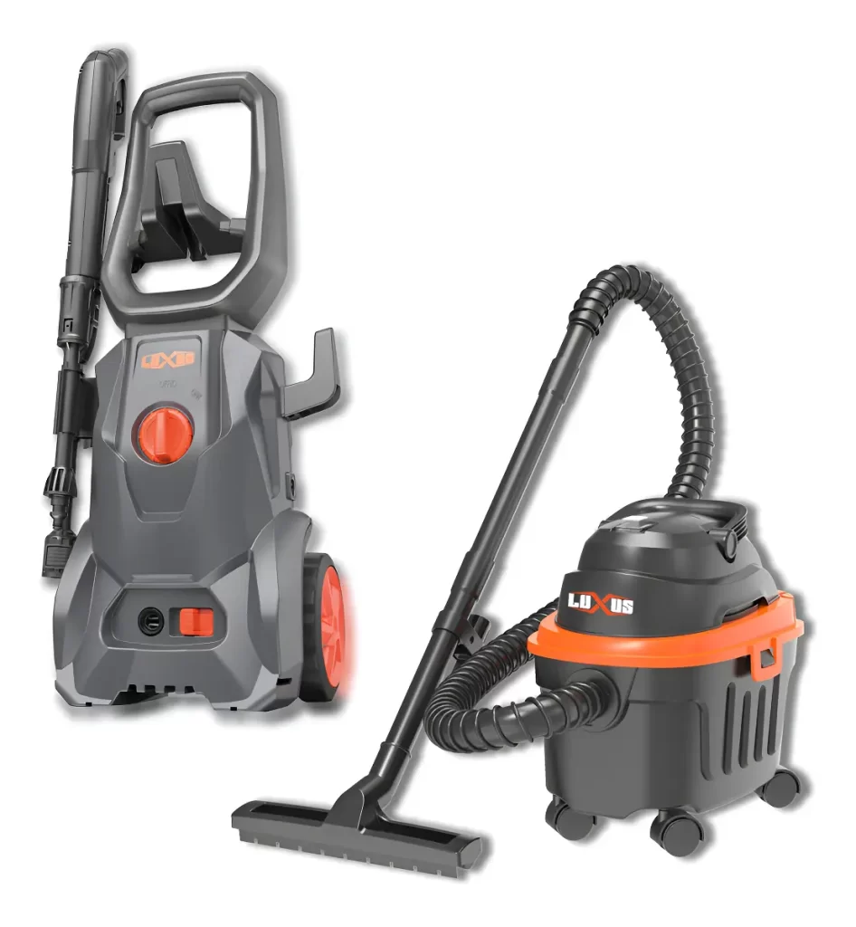 Combo Hidrolavadora Luxus 1400W + Aspiradora Luxus 1000W